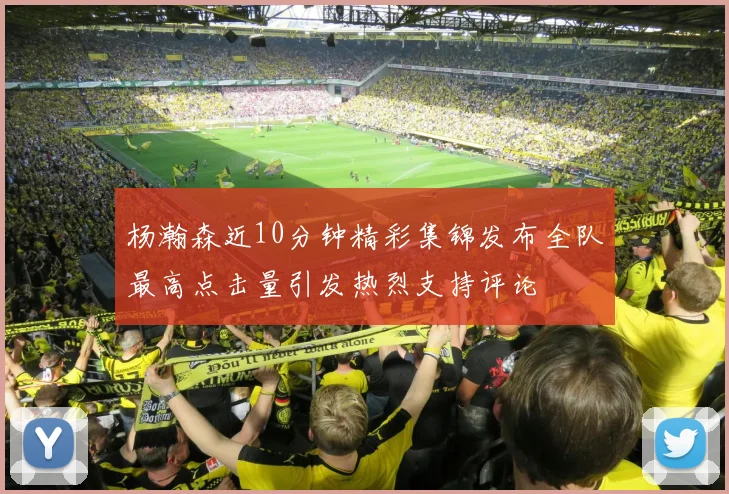 杨瀚森近10分钟精彩集锦发布全队最高点击量引发热烈支持评论